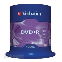   Verbatim DVD+R 4,7Gb 16 Cake/100 43551