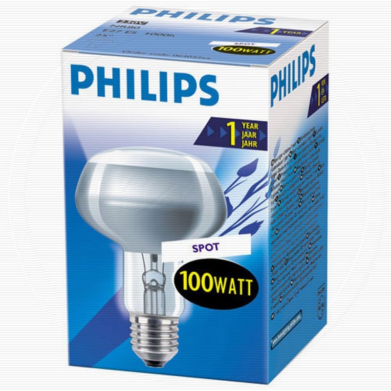 Лампу 100. Зеркальная лампа Филипс 100 Вт е27. Лампа зеркальная Philips nr80 60w spot e27. Лампа Филипс 30w e27. Лампа Philips spot r80 75вт е27 рефлектор 25d.