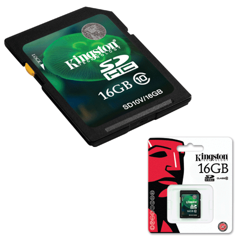 Карта памяти 16gb kingston sdhc 16gb