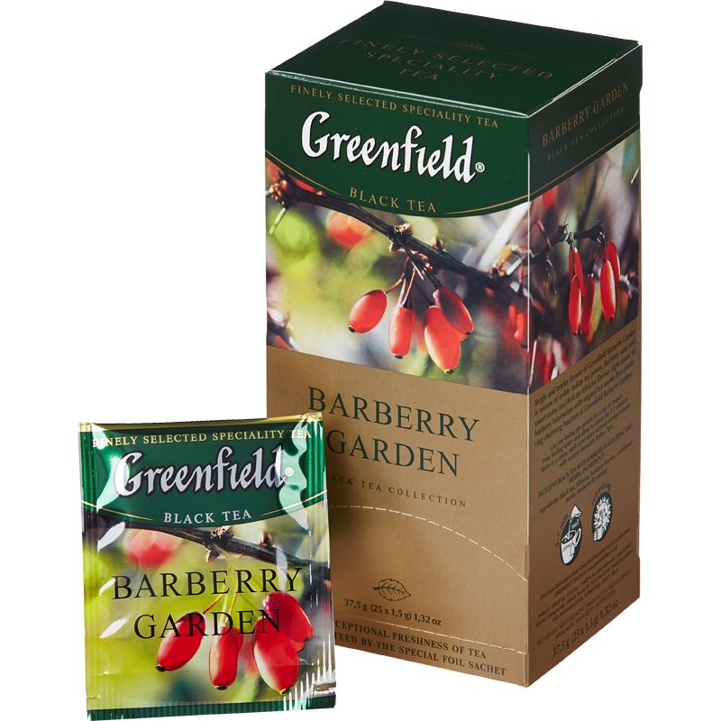 Гринфилд барбарис. Чай Greenfield Barberry Garden. Гринфилд Barberry Garden Black Tea Барбарис 100 гр.. Чай Гринфилд с барбарисом в пакетиках. Чай Greenfield Barberry Garden 100гр.