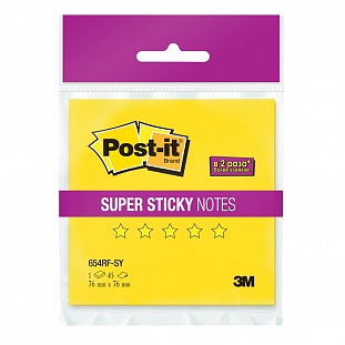 - Post-it Super Sticky 654RF-SY,7676  , 45 .