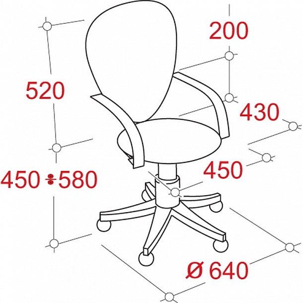 Кресло ua echair ec comfort gtp