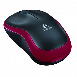   Logitech Wireless Mouse M185 Red USB (910-002240)