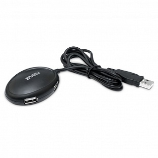  USB SVEN HB-401/4xUSB 2.0/black