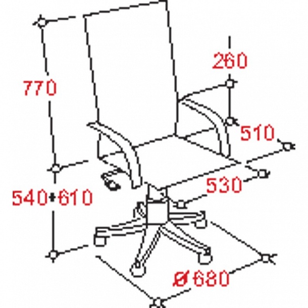 Кресло руководителя echair 518 ml