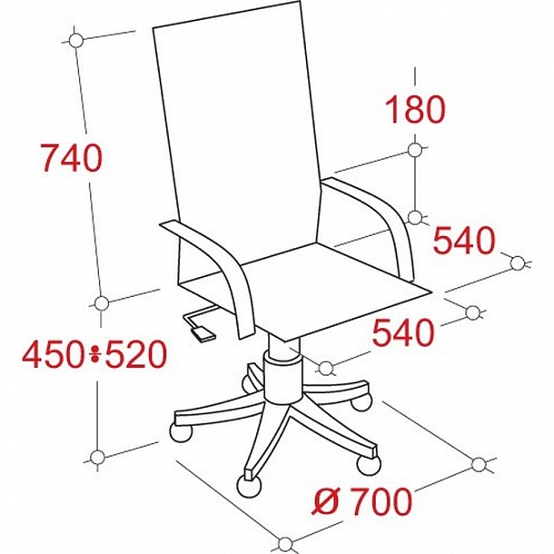 Кресло echair 409 ml